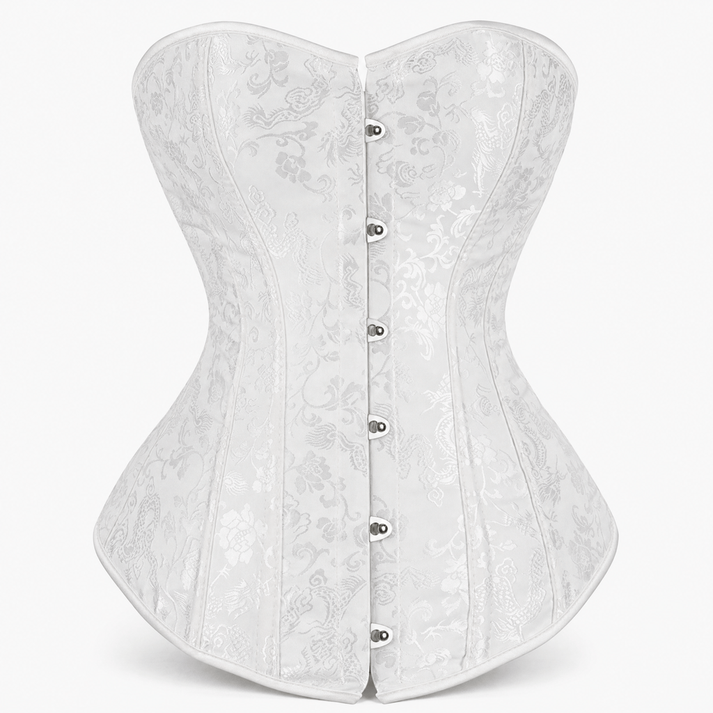 Luna Rune 32 Boned Lace-Up Front Hook-Eye Corset