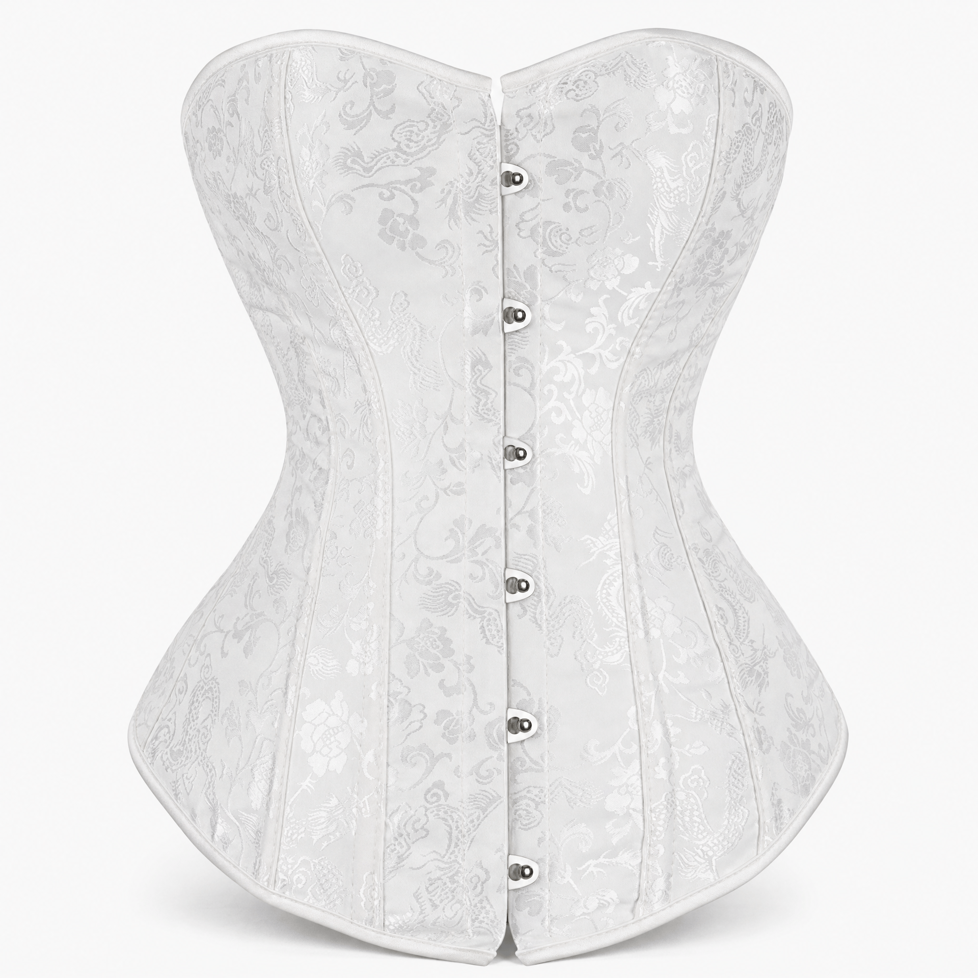 Luna Rune 32 Boned Lace-Up Front Hook-Eye Corset