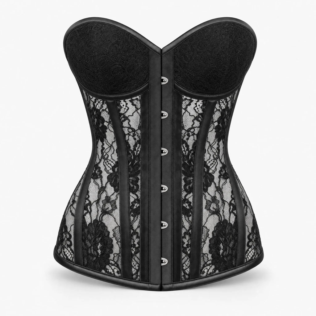 Luna Rune 32 Boned Sweetheart Lace-Up Corset