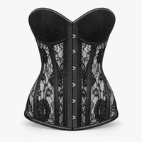 Luna Rune 32 Boned Sweetheart Lace-Up Corset