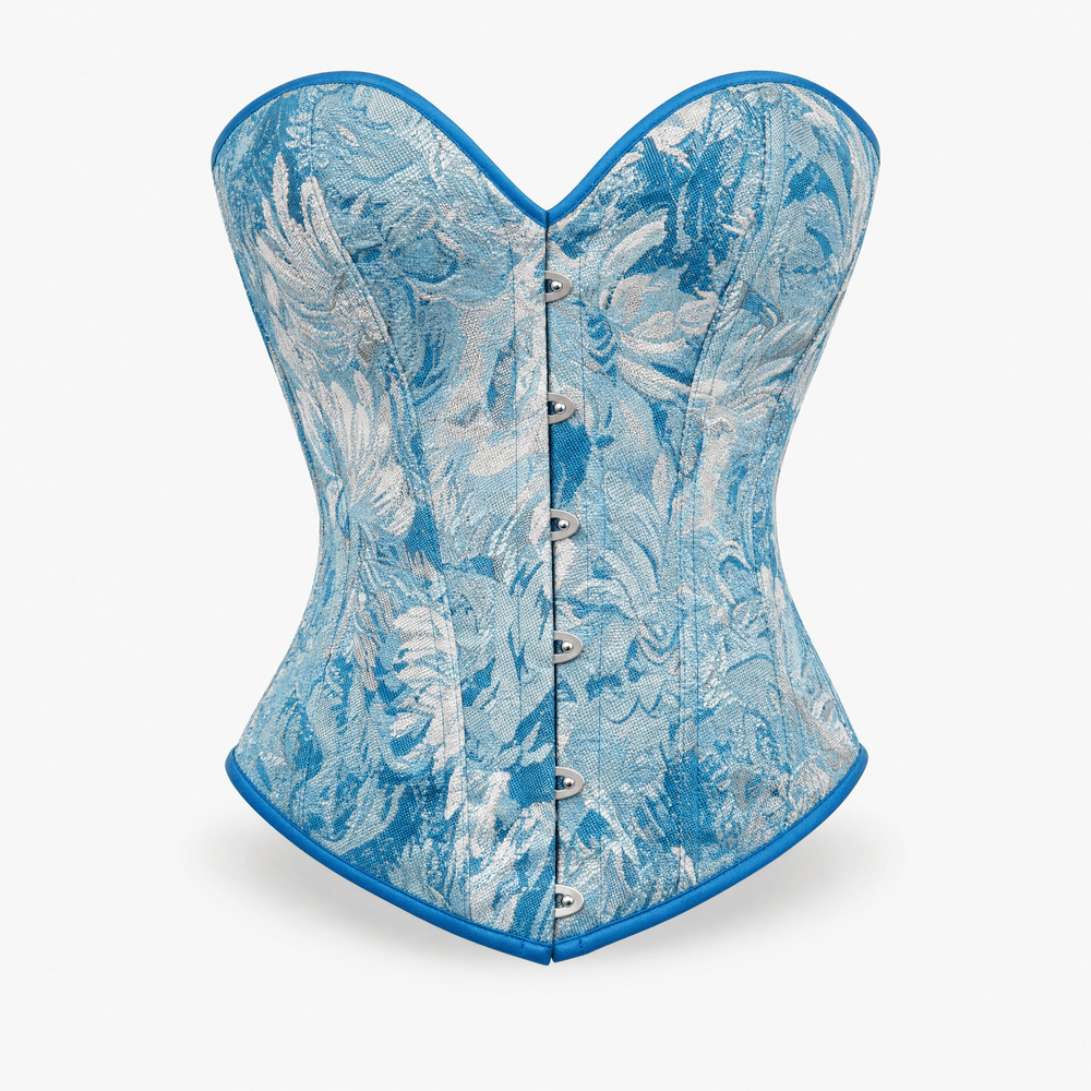 Luna Rune 32 Floral Boned Vintage-Style Corset