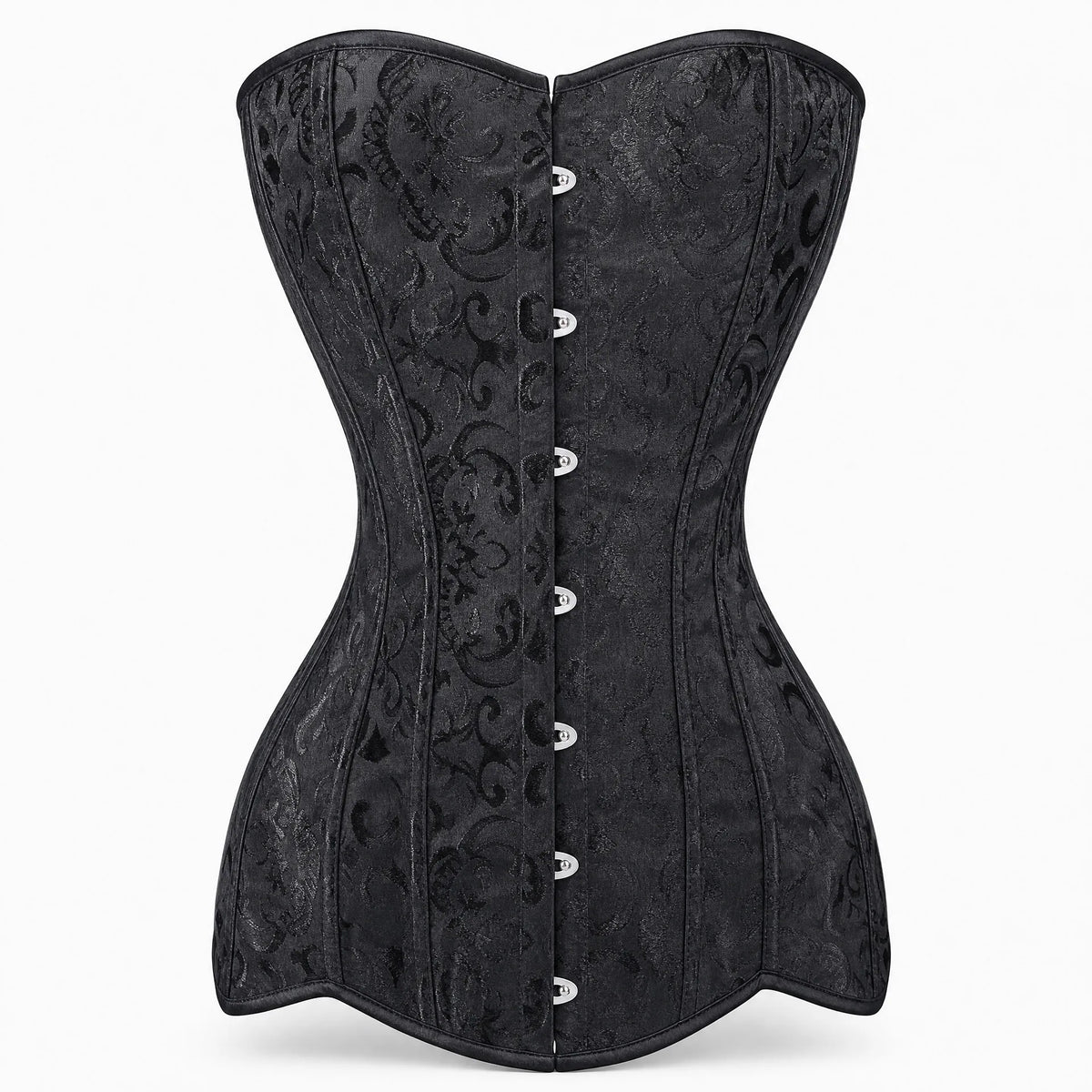 Luna Rune 32 Longline Boned Hook-Eye Corset