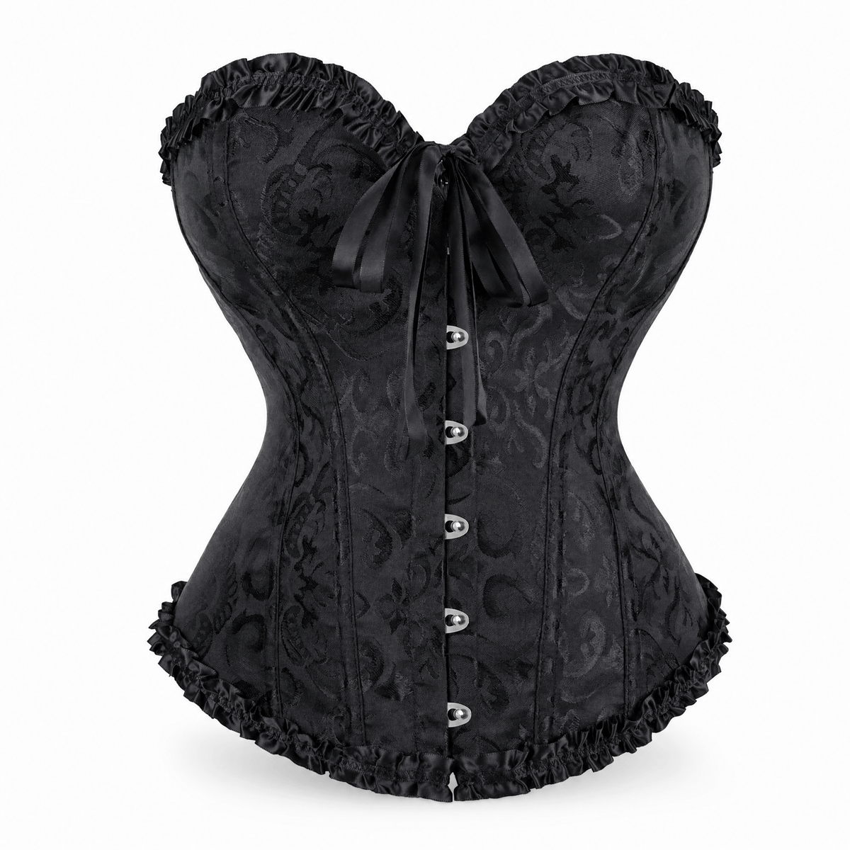 Luna Rune 32 Ruffle-Trim Lace-Up Front Corset