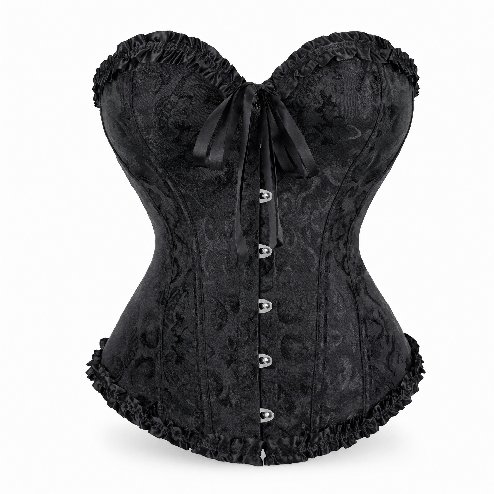 Luna Rune 32 Ruffle-Trim Lace-Up Front Corset