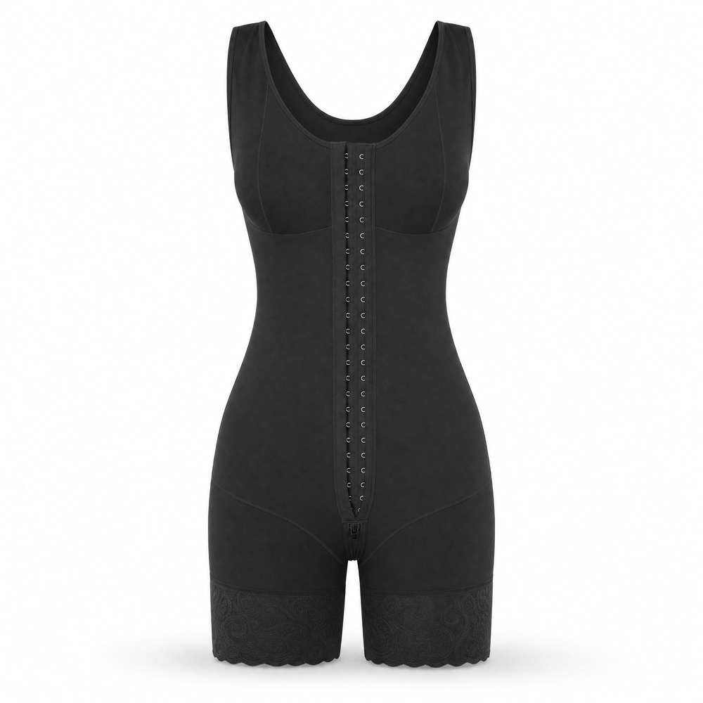 Luna Rune 34 Hook-Eye Lace-Trim Full Bodysuit