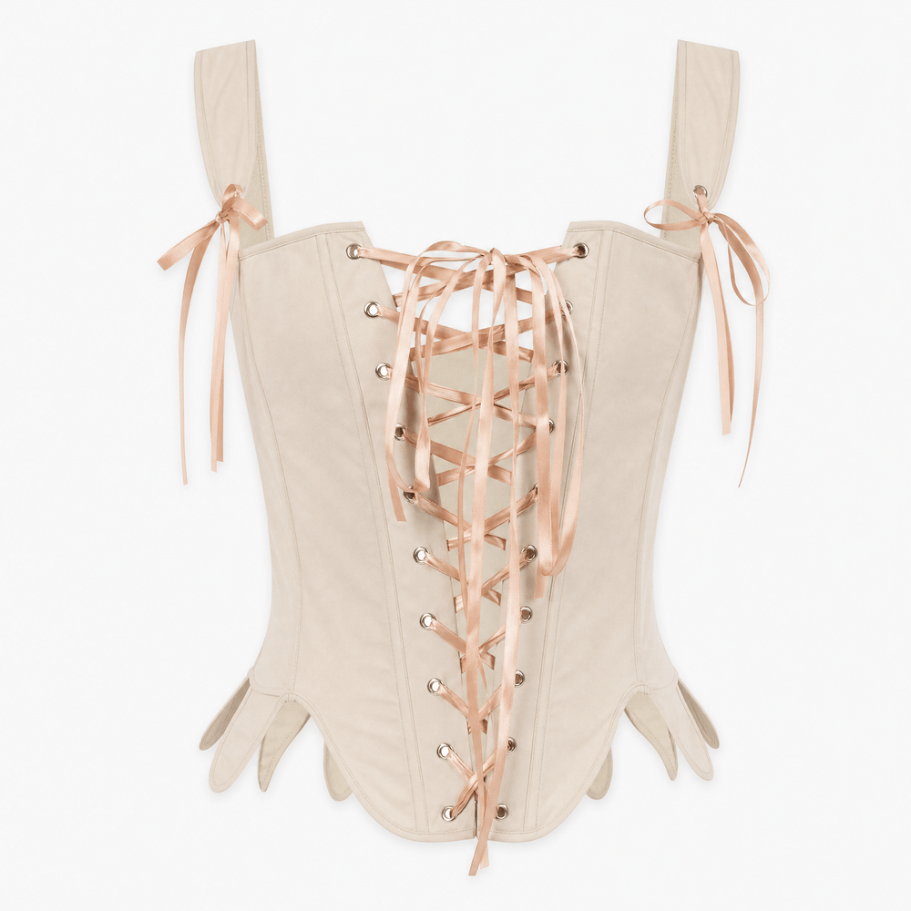 Luna Rune 34 Lace-Up Front Vintage-Style Corset