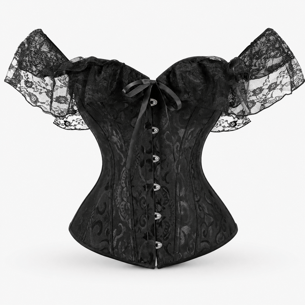 Luna Rune 34 Off-Shoulder Boned Hook-Eye Corset