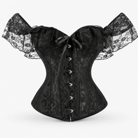 Luna Rune 34 Off-Shoulder Boned Hook-Eye Corset