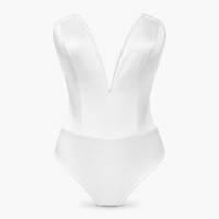 Luna Rune 34 Strapless Plunge-Neck Bodysuit