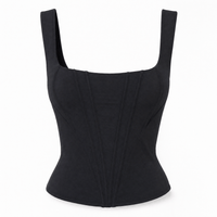 Luna Rune 34 Strapped Boned Square-Neck Corset
