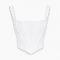 Luna Rune 34 Strappy Boned Square-Neck Corset