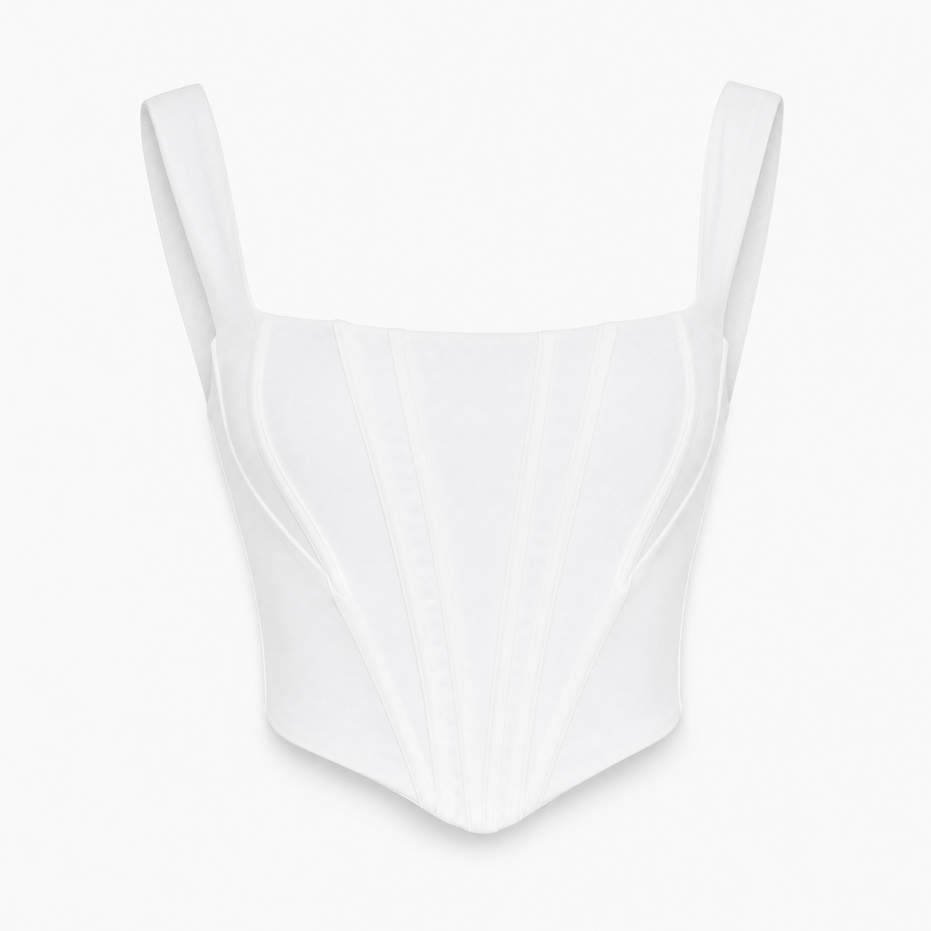 Luna Rune 34 Strappy Boned Square-Neck Corset