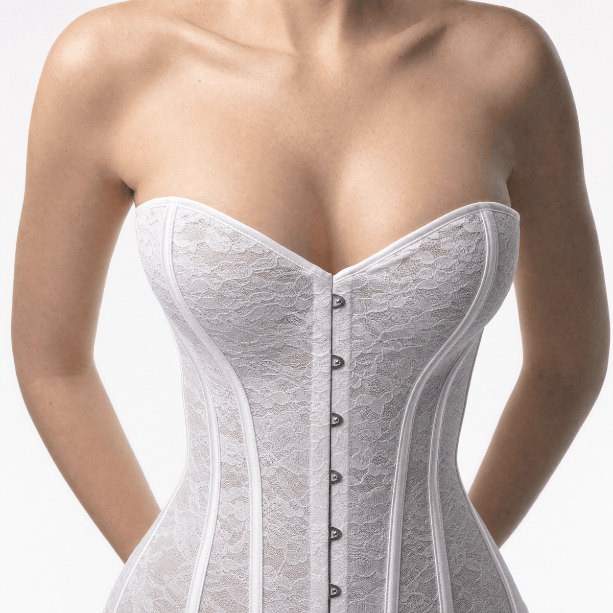 Luna Rune Back-Lace Boned Structured Corset