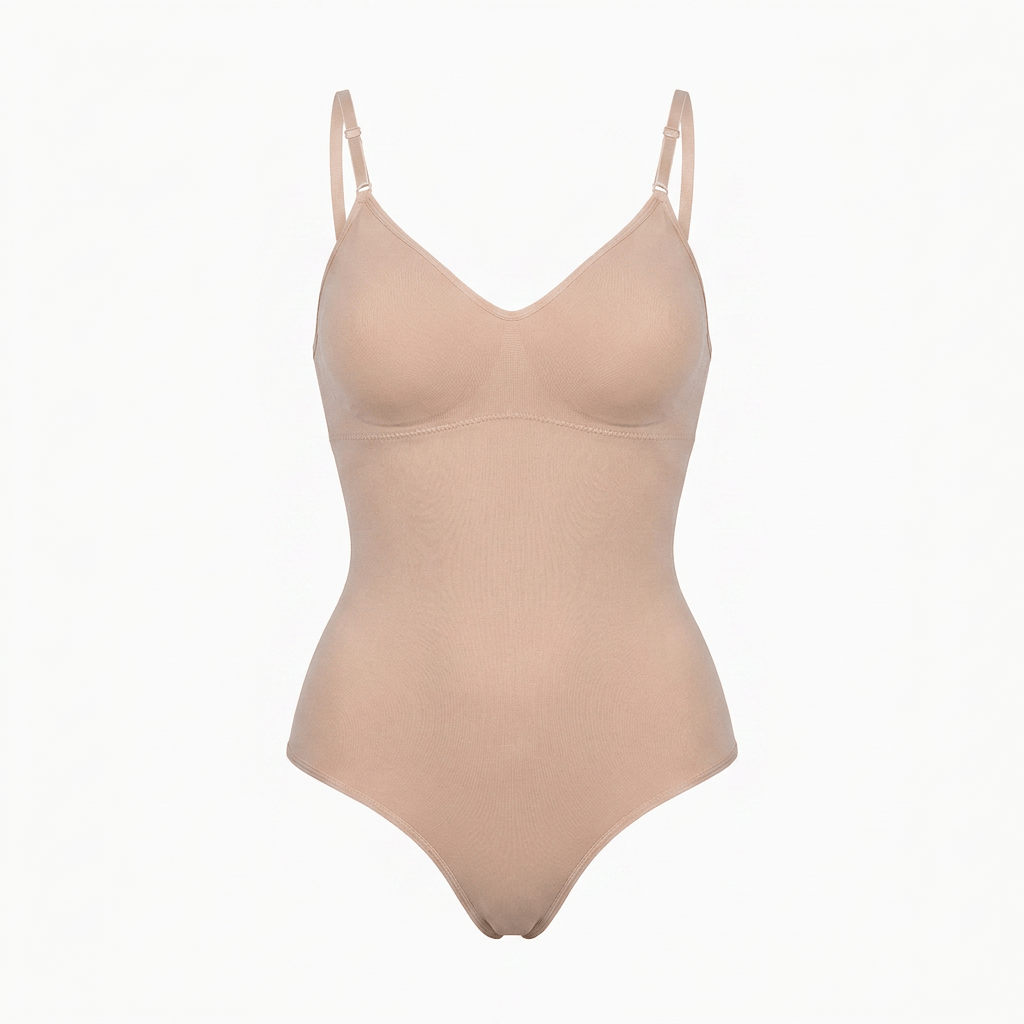 Luna Rune Beige / S Low-Back Lifting Shapewear Bodysuit