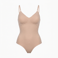 Luna Rune Beige / S Low-Back Lifting Shapewear Bodysuit