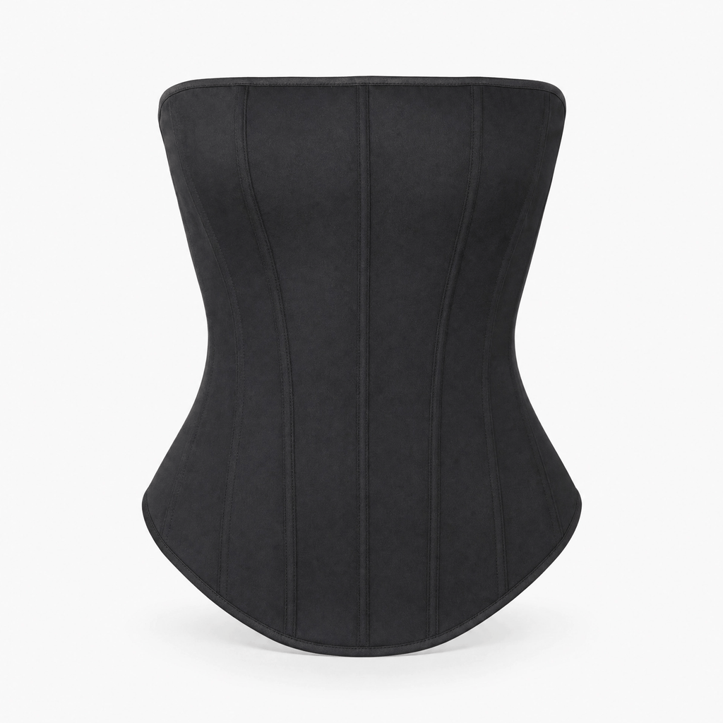 Luna Rune Black / 2XS Strapless Boned Corset Top