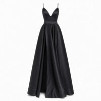 Luna Rune Black / 32 Boned Ruched Wedding Corset Dress