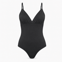 Luna Rune Black / S High-Waist V-Neck Shaping Bodysuit