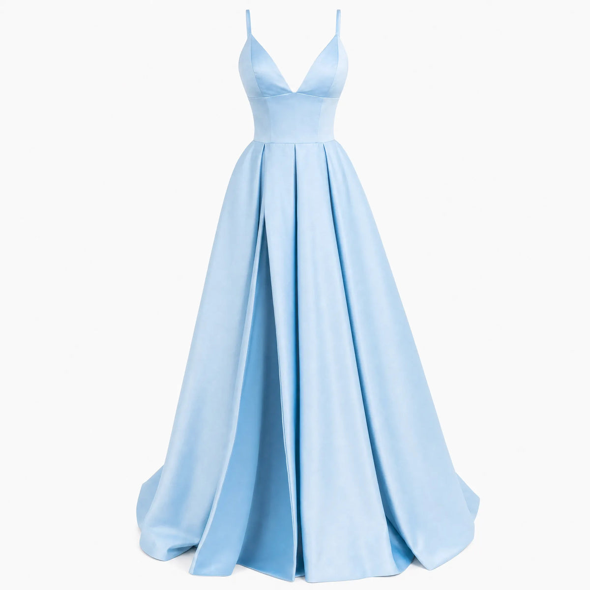 Luna Rune Blue / 32 Boned Ruched Wedding Corset Dress