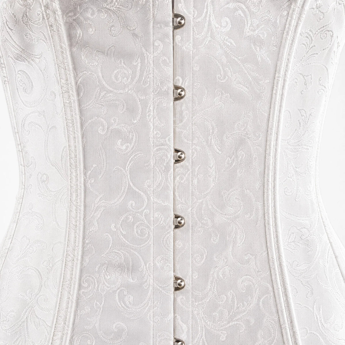 Luna Rune Boned Front-Busk Hook-Eye Corset