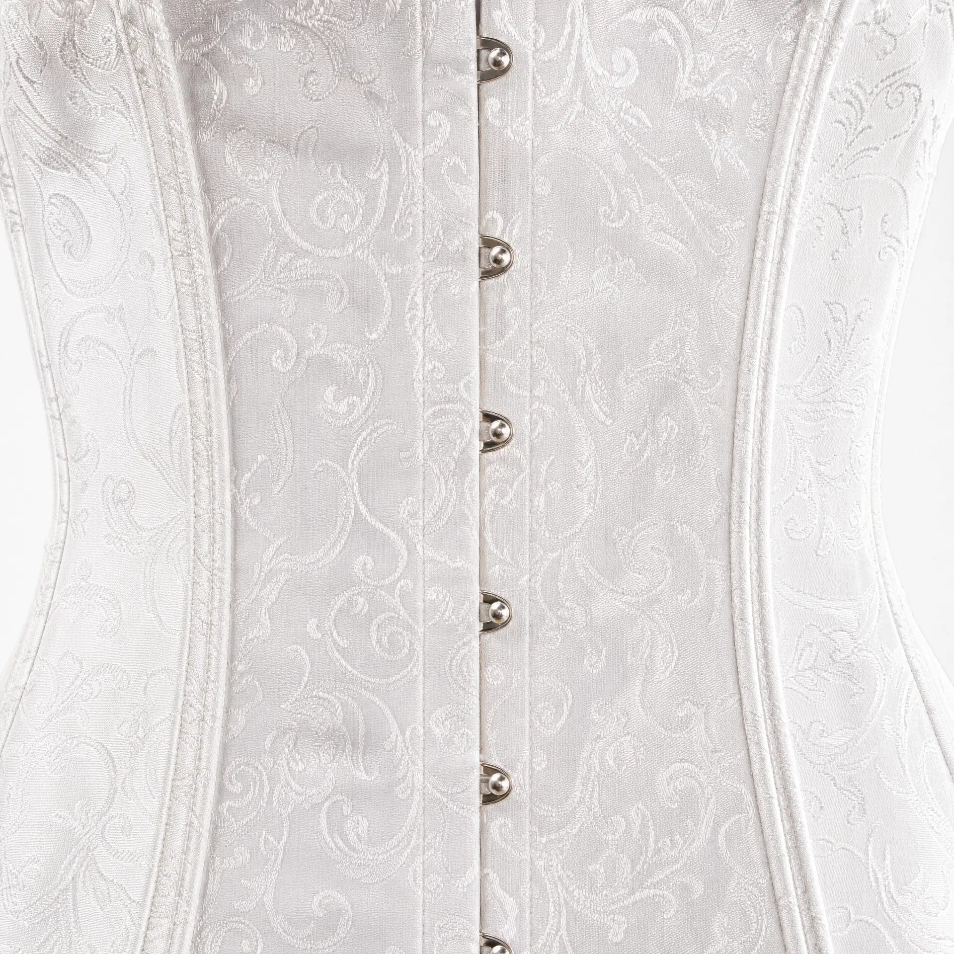 Luna Rune Boned Front-Busk Hook-Eye Corset