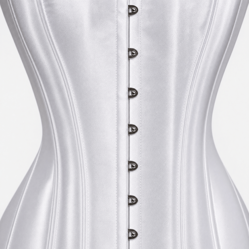 Luna Rune Boned Hook-Eye Front-Closure Corset