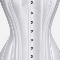 Luna Rune Boned Hook-Eye Front-Closure Corset