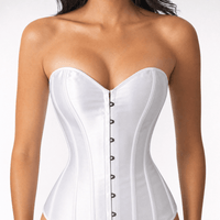 Luna Rune Boned Hook-Eye Front-Closure Corset