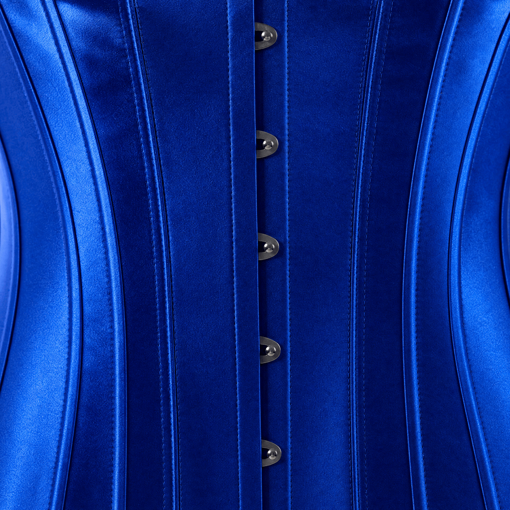 Luna Rune Boned Hook-Eye Front Corset