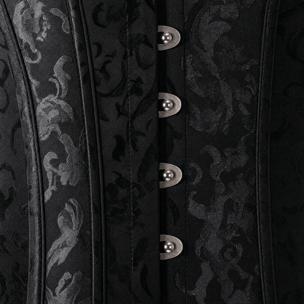 Luna Rune Boned Lace-Up Cincher Corset