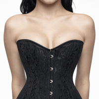 Luna Rune Boned Lace-Up Cincher Corset