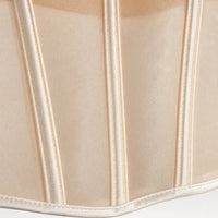 Luna Rune Boned Lace-Up Hook-Eye Corset
