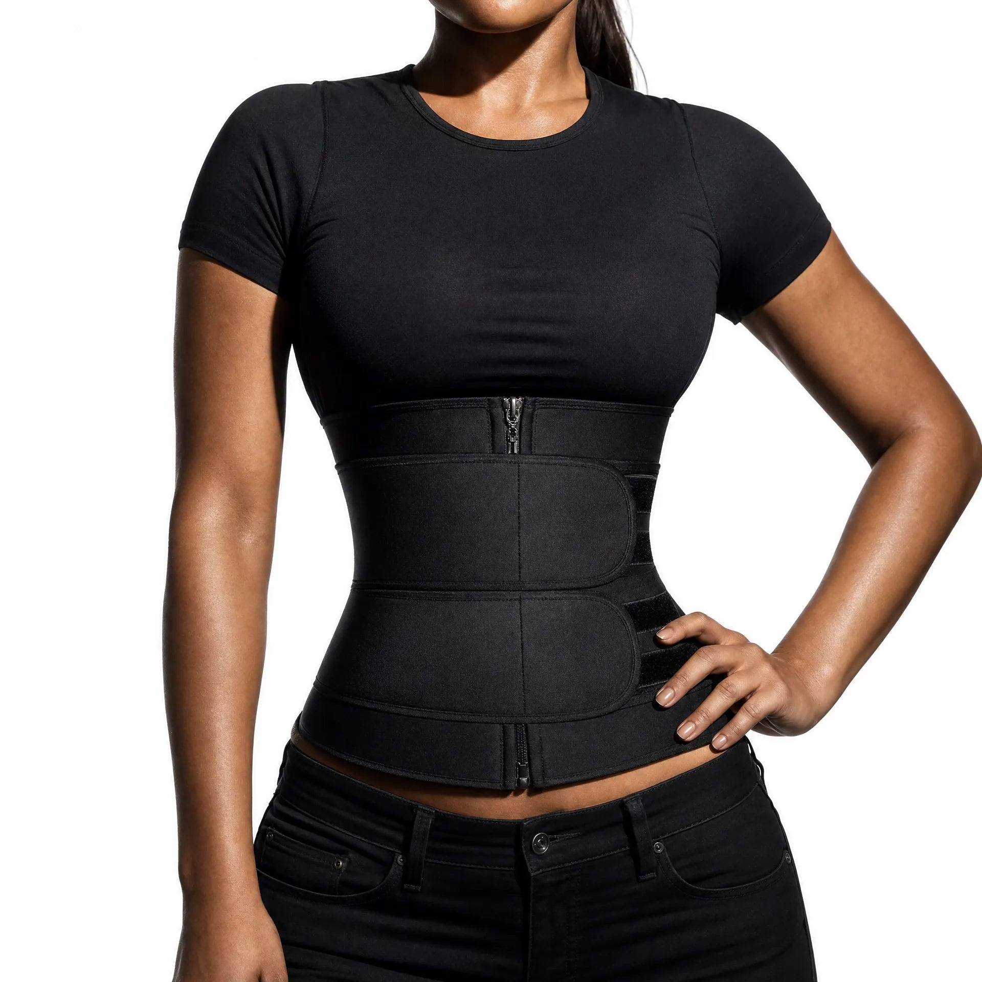 Luna Rune Boned Lace-Up Reduction Waist Trainer