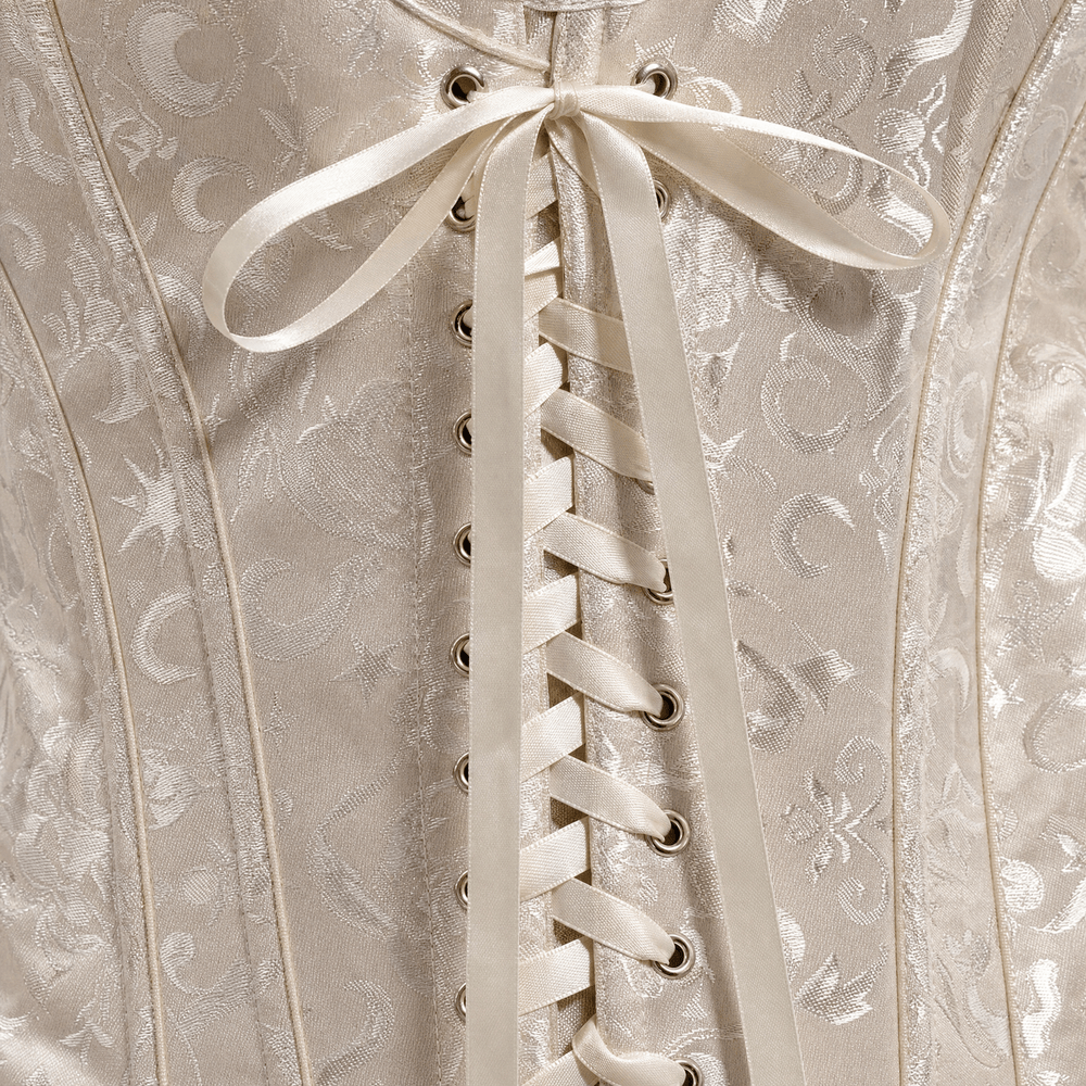 Luna Rune Boned Lace-Up Shaping Corset