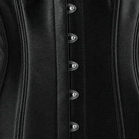 Luna Rune Boned Lace-Up Waist-Cinching Corset