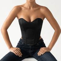 Luna Rune Boned Lace-Up Waist-Training Corset