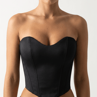 Luna Rune Boned Lace-Up Waist-Training Corset