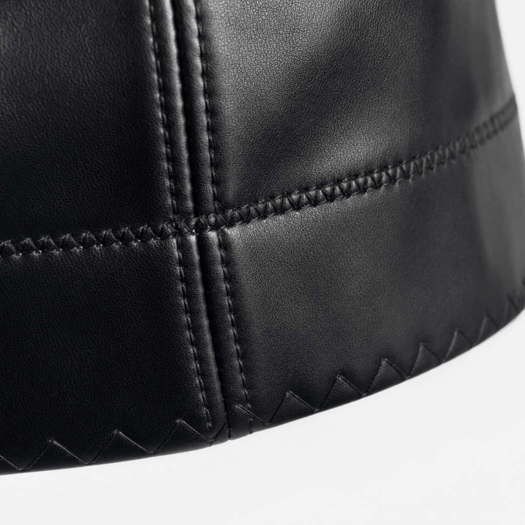 Luna Rune Boned Strappy Cupped Leather Corset