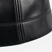Luna Rune Boned Strappy Cupped Leather Corset