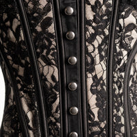 Luna Rune Boned Sweetheart Lace-Up Corset