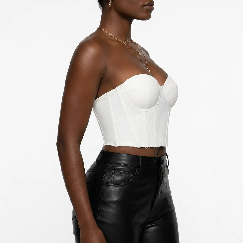 Luna Rune Bridal Boned Sweetheart Corset
