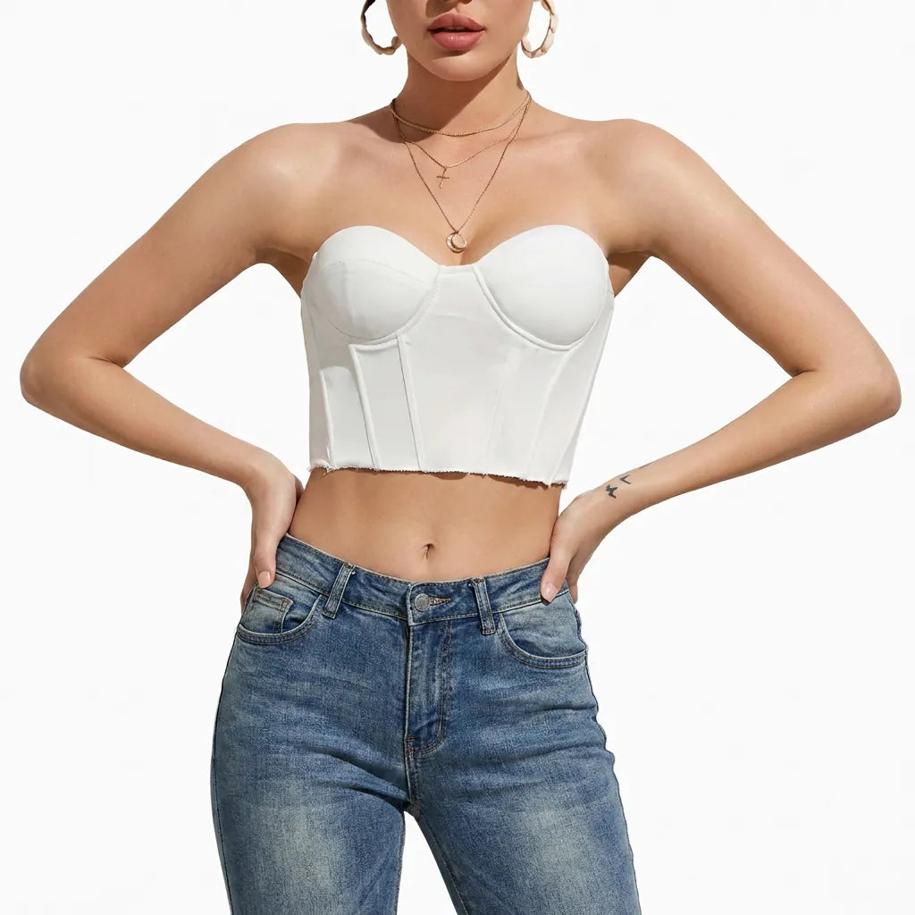 Luna Rune Bridal Boned Sweetheart Corset