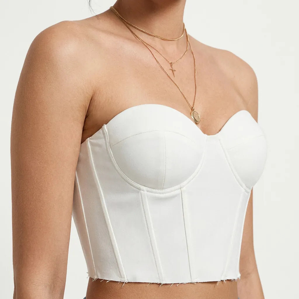Luna Rune Bridal Boned Sweetheart Corset