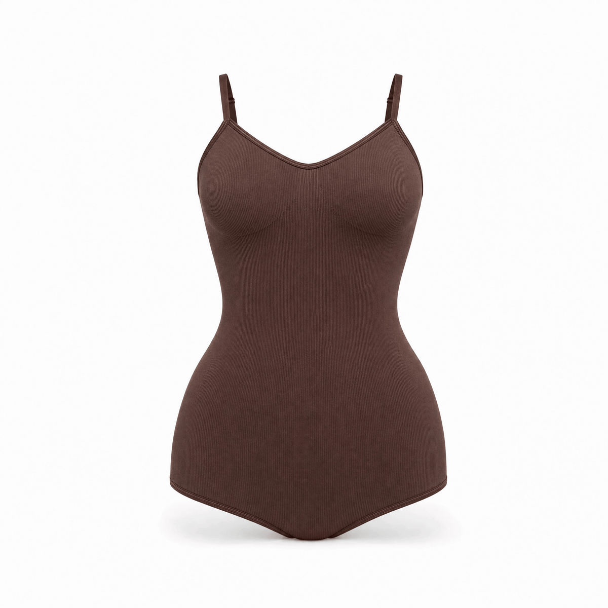 Luna Rune Brown / XS Tummy-Control Criss-Cross Bodysuit
