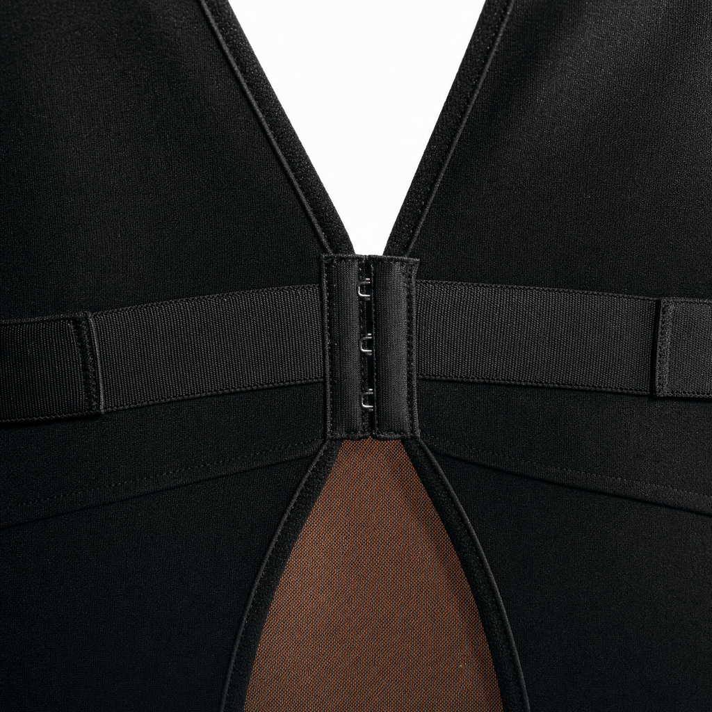 Luna Rune Deep-V Hook-Eye Shaping Bodysuit