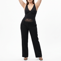 Luna Rune Deep-V Hook-Eye Shaping Bodysuit