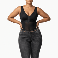 Luna Rune Deep-V Hook-Eye Shaping Bodysuit
