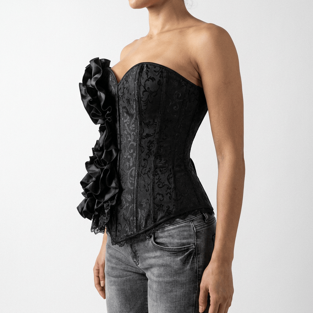 Luna Rune Dual-Closure Boned Structured Corset