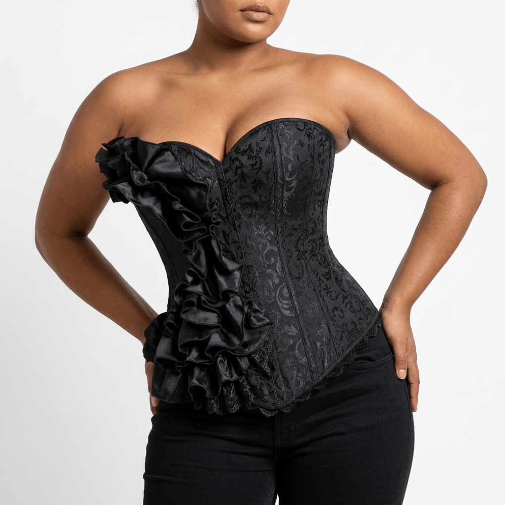 Luna Rune Dual-Closure Boned Structured Corset
