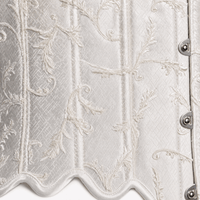 Luna Rune Embroidered Boned Lace-Up Corset Belt